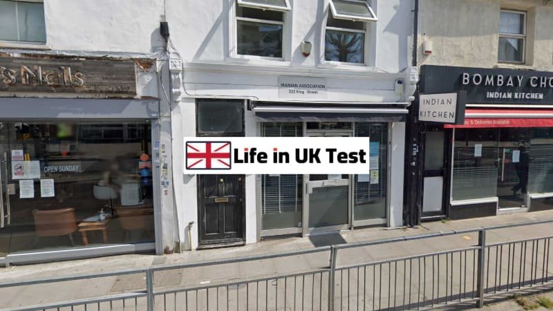 Iranian association life in the UK test centre