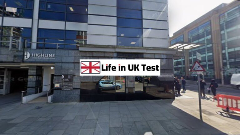Reading life in the UK test centre