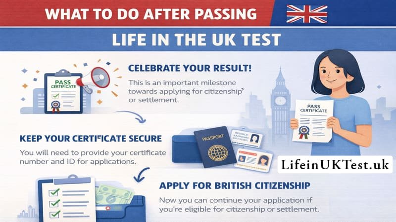 What to do after passing life in the UK test