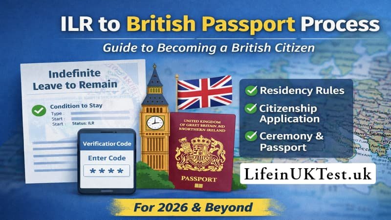 ILR to British passport process