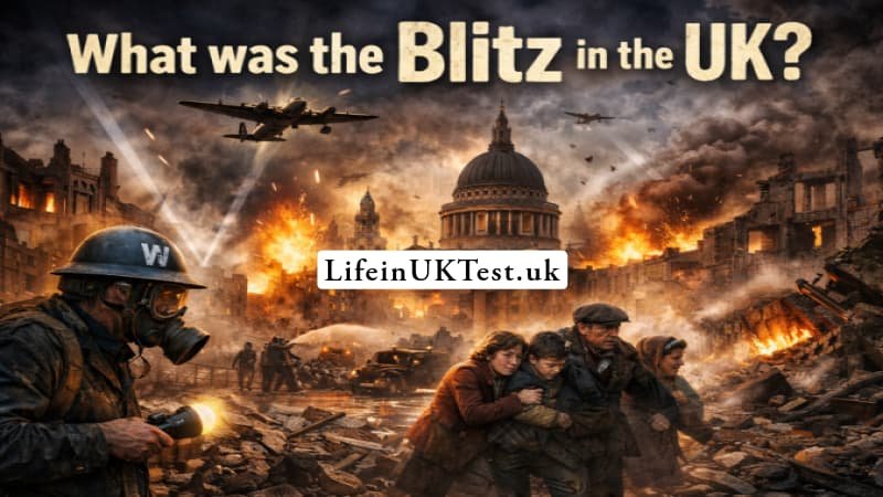 What was the Blitz in the UK?