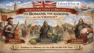 Who came first romans or vikings or Saxons?